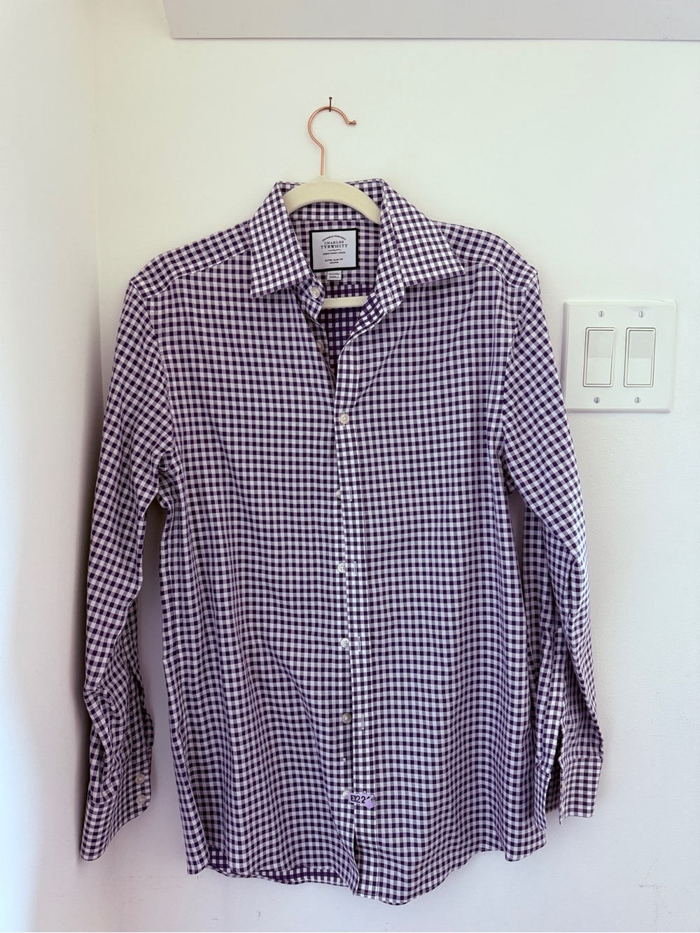 Charles Tyrwhitt Men’s Dress Shirt Lot — 5 Shirts, Size 15½/33 (Extra Slim Fit)